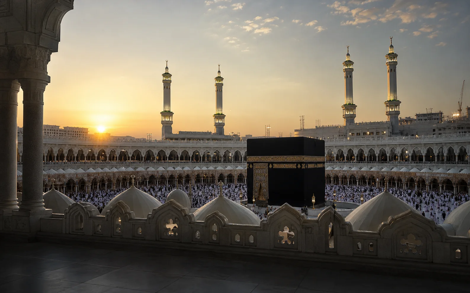 La Kaaba à La Mecque pour les preuves religieuses de l’Omra Badal et du Hajj Badal
